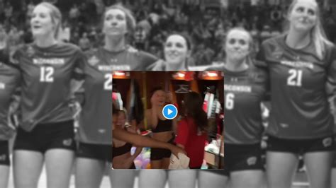 wisconsin volleyball team full leak|Private photos of UW volleyball players shared